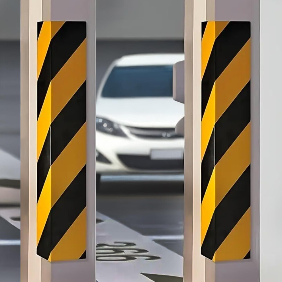 Nicoman Car Foam Bumpers Protectors For Garage, 1 Pc Wall Guard Bumper Protector Self-Adhesive Corner Guards With Yellow And Black Colour, Safety