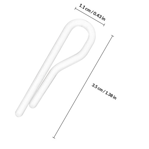 200Pièces Clips Multifuntionnels Transparent Pour Rangement 1