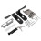 1Set Türgriff Aluminiumlegierung Schwarz Und Robust 1