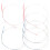 6Ensembles Kit Cordes Erhu Résistantes Accessoires Multicolores 11