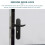 1Set Türgriff Aluminiumlegierung Schwarz Und Robust 6