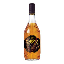Choya The Choya Black Brandy Blend Umeshu Plum Wine 700ml | Japanese Plum Liqueur | 14% Alc./Vol | Premium Umeshu with Rich Aroma & Smooth Flavour