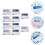 10Pcs Multi -Adhesive Page Markers Writable Tabs for Study 6
