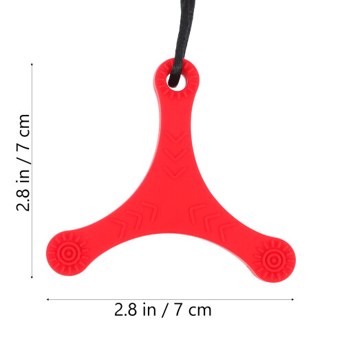 3Pièces Collier D'aide Silicone Souple Pendentif Enfants 2