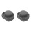 2Pcs Grey Silicone Ev Charging Port Cover Magnetic Dustproof Protector 7