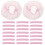 100Pièces Filets À Cheveux Jetables En Non- Rose Confortables 1