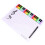 2Pièces Tableau Musical Pratique Effaçable Couleurs Assorties 11