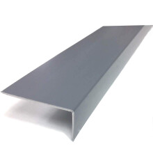 TMW Profiles uPVC Unequal Corner Trim 40mm x 20mm ? Grey ? Impact-Resistant, 1m Length (40mm x 20mm x 1M)