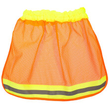 5Pièces Pare-Soleil Casque Construction Orange En Polyester Respirant