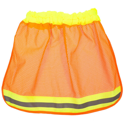 5Pièces Pare-Soleil Casque Construction Orange En Polyester Respirant