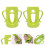 2Pièces Couvre Silicone Vert Protection Douceur Antidérapante 11