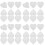 24Pièces Étuis Tétine Bébé Transparent 5