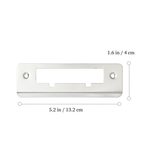 Plaque De Serrure En Acier Inoxydable, Crémone 1