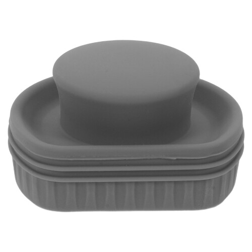 2Pcs Grey Silicone Ev Charging Port Cover Magnetic Dustproof Protector 2