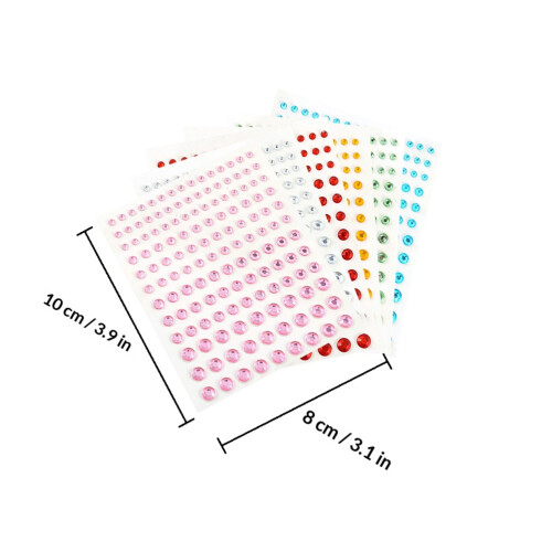 6 De Pierres À Coller Pour Et Yeux 1