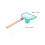 2Pièces Filet De Multi Couleurs Portable Manche Bois Burr 9