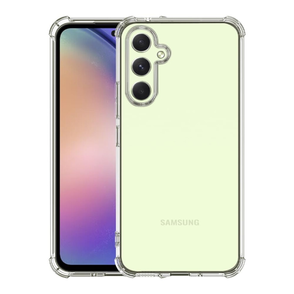 Hually Case For Samsung Galaxy A54 5G, A54 Case Crystal Clear, Shockproof, Ultra Thin Soft Tpu Protective Cover Compatible For Samsung Galaxy A54 5G 6974402150219