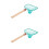 2Pièces Filet De Multi Couleurs Portable Manche Bois Burr 6