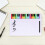 2Pièces Tableau Musical Pratique Effaçable Couleurs Assorties 4