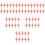 60Pièces Cage Rouge Durable Plastique Décor Micro Paysage 8
