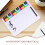 2Pièces Tableau Musical Pratique Effaçable Couleurs Assorties 9