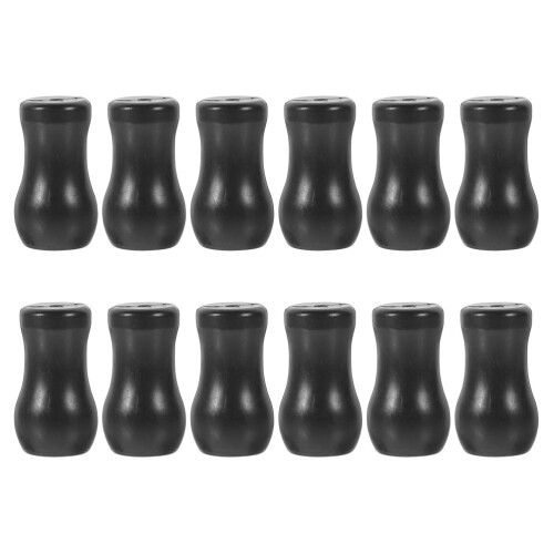 48Pièces Pompons Cordon Store PVC Noir Accessoires Faciles À Installer 2