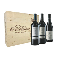 Lo Zoccolaio Barbera d'Alba + Langhe Baccanera + Barolo DOCG Red Dry Wine - 3x750 ml