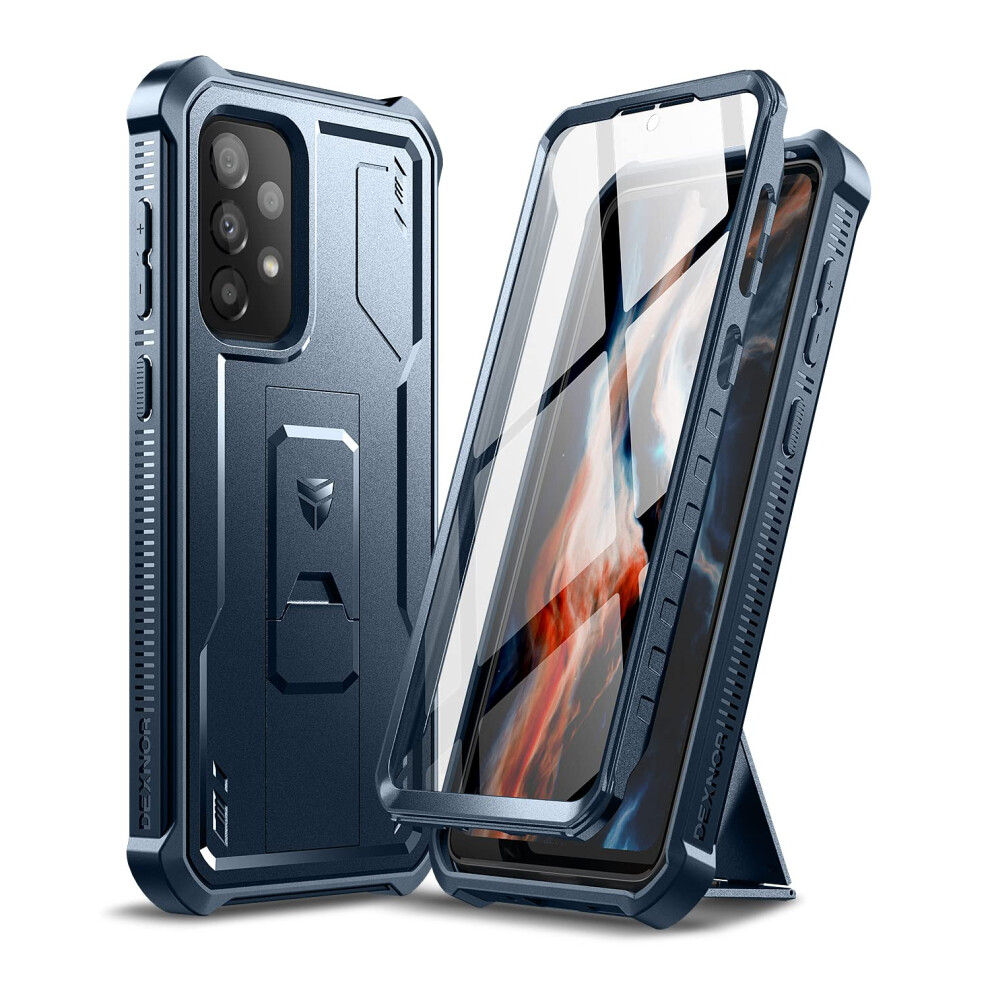 Dexnor For Samsung Galaxy A33(4G/5G) Case Built-In Screen Protector And Kickstand 360 Full Body Heavy Duty Military Grade Protection Shockproof 6972291195380