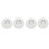 4Pièces Kit Patch D-Ring Pour Canoë, Adhésif 2