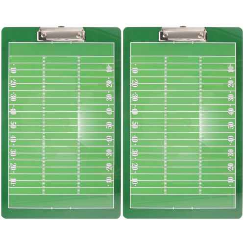 2Pièces De Coaching Football Vert PVC Résistant Usage 2