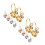 12Pièces Boucles D'oreilles Cuff Légères Pour Et 7