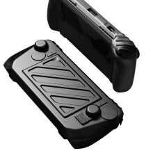 Skull & Co. Stand Grip GripCase Front Cover Bundle for ROG Ally X: Protective Case with Textured Grips Full Protection with HardShell Front Cover