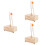 3Ensembles Coffret Diapasons Avec Marteau Et Bois Beige 8