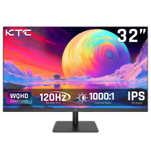 KTC Flat 32 Inch Monitor, QHD 1440P 2K 100Hz IPS Large Computer Monitor, Ultra Thin Bezels, Anti-Blue Light, HDR10, 103% sRGB, 86% DCI-P3, 350 Nits,
