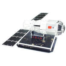 4 Pièces Papier 3D Engin Spatial Navette Satellite