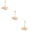 3Ensembles Coffret Diapasons Avec Marteau Et Bois Beige 11
