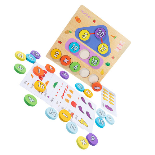 2 Ensembles De Blocs Éducatifs À Puzzle Cognitif