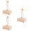 3Ensembles Coffret Diapasons Avec Marteau Et Bois Beige 9