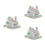 3 Ensembles De Graffiti Bricolage Puzzle Maison 3D Carton Éducatif 5