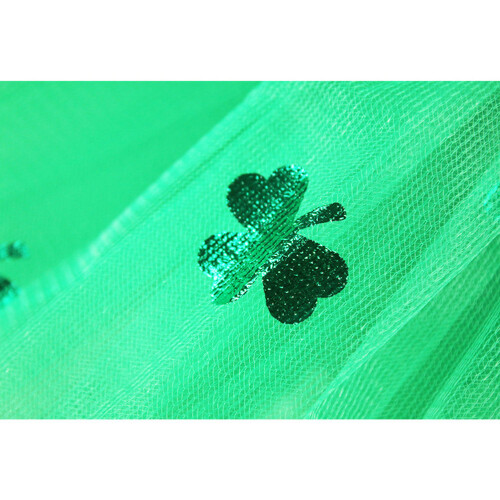 1 Pièce Jupe Tutu Trèfle Saint Patrick Danse 30 cm 2