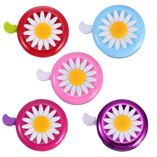 5Stk Für Kinderfahrrad Blumenform Lenker Glocke