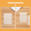 2Pièces Couverture Rigide Planner A6 Blanche Transportable 8
