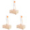 3Ensembles Coffret Diapasons Avec Marteau Et Bois Beige 4