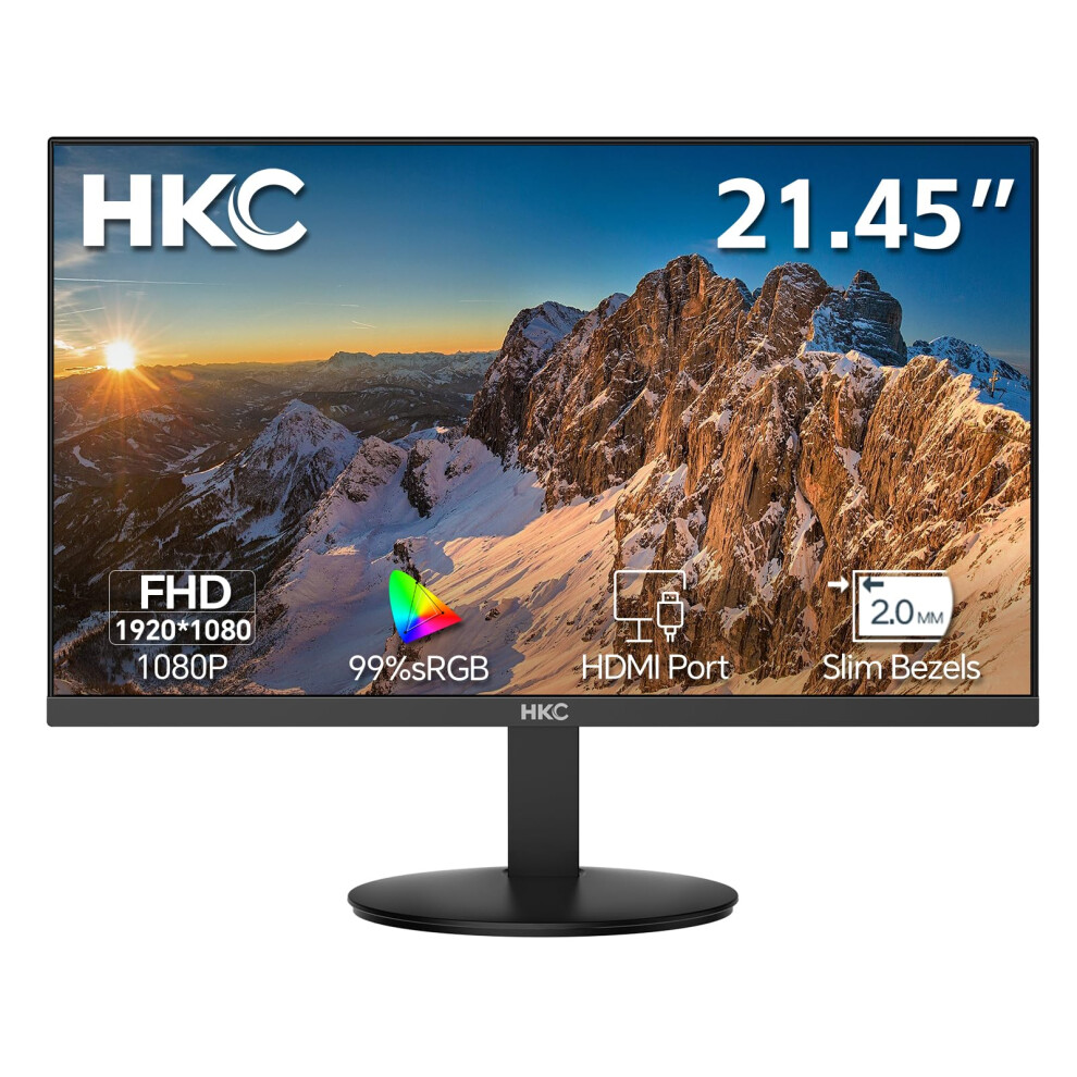 Hkc Blue/Light/Black V2218m 22 Inch Home Office Monitor 1920 X 1080 120 Hz Va Hdmi/Vga Low Vesa