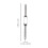 2Pièces Acier Brillant Style Chic Et Ajustable 10