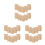 30Pcs Natural Loofah Dish Towel Khaki Multipurpose Kitchen Sponge 4
