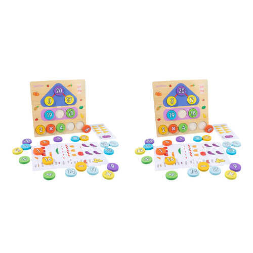 2 Ensembles De Blocs Éducatifs À Puzzle Cognitif 2