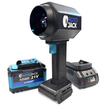 Autojack Cordless Brushless Air Blower Car Dryer Multi-Purpose Use 130000 RPM 120 M/S 6Ah Battery 21V Heavy Duty High Power