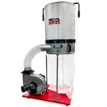 Lumberjack PRO SERIES 1500W Single Bag Dust Collector 203L Includes Wheels