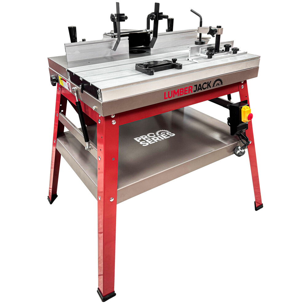 Lumberjack Pro Series Router Table With Tilt Function And Leg Stand 5060504003711